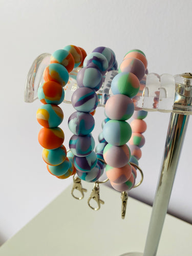 “Tie Dye” Wristlet Keychain