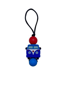 Peace Bus zipper pull