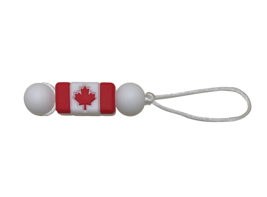 Canada Flag 🇨🇦 zipper pull