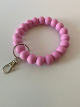 Load image into Gallery viewer, “Pretty in Pink” Wristlet Keychain