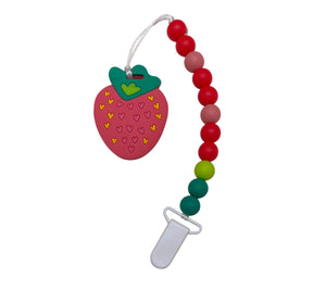 Strawberry teether