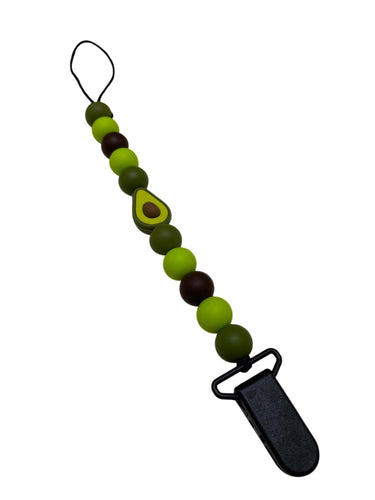 Avocado 🥑 pacifier clip