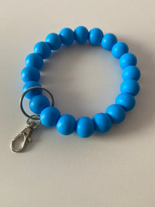“Beautiful Blue” Wristlet Keychain
