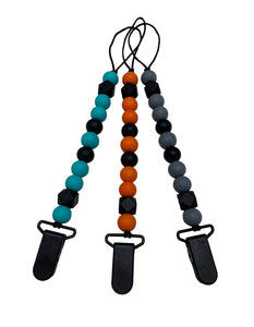 Basketball 🏀 pacifier clip